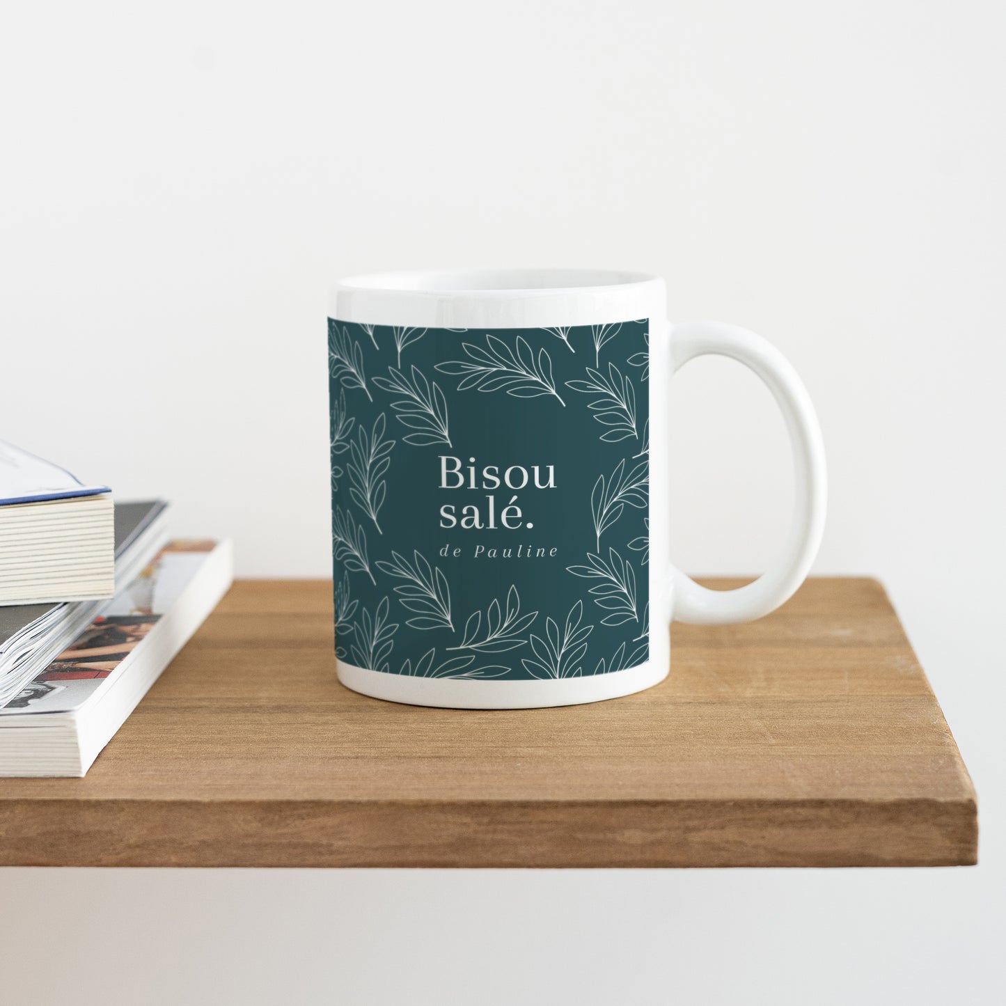 Mug Objets Blanc Bisou salé photo N° 4