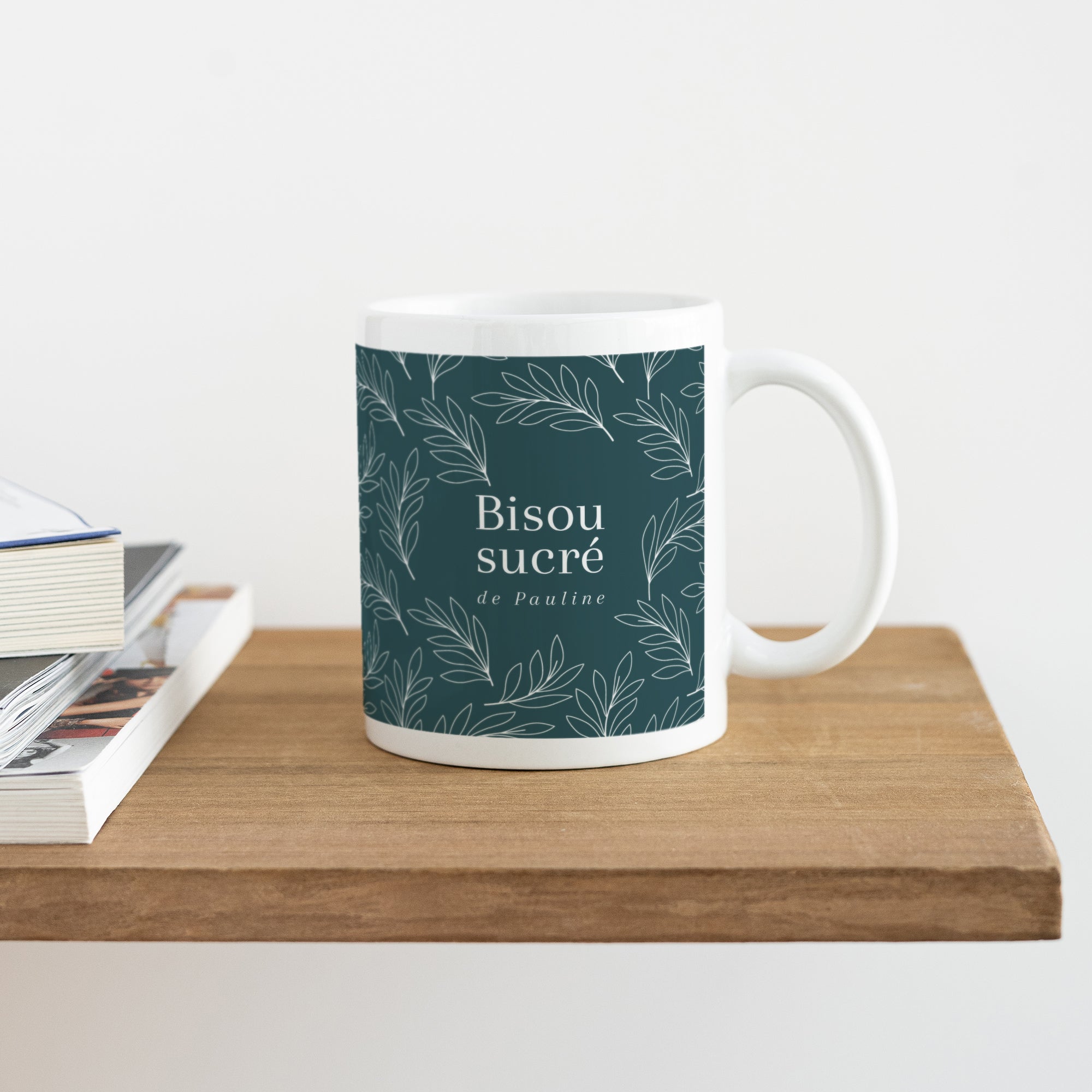 Mug Objets Blanc Bisou sucré photo N° 4