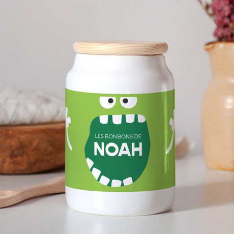 Pot en céramique Objets 65 cl Monster vert