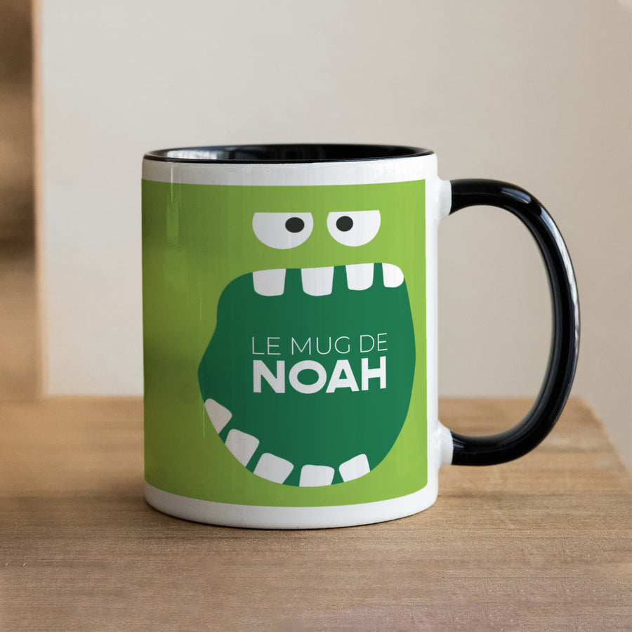 Mug Objets Noir Monster vert photo