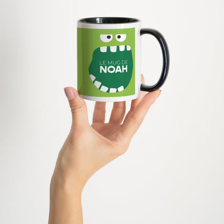 Mug Objets Noir Monster vert