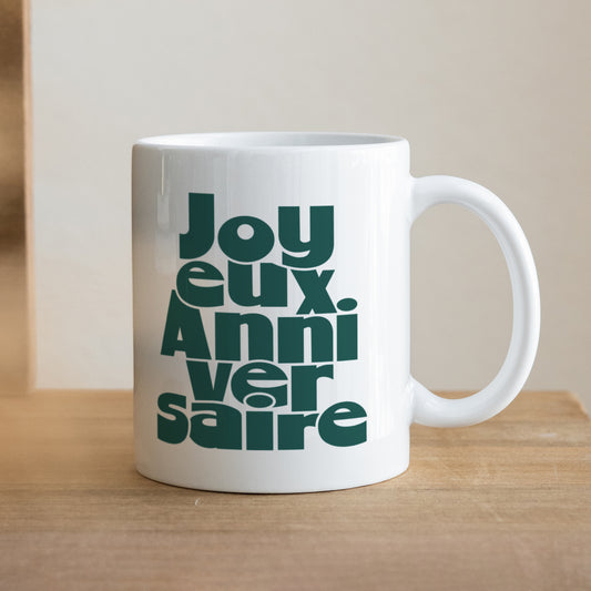 Mug Objets Blanc Anniversaire groovy photo