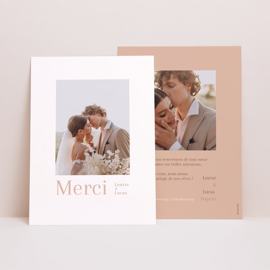 Remerciements Mariage Portrait Colorado photo
