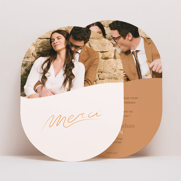 Remerciements Mariage Ovale Monterrey photo
