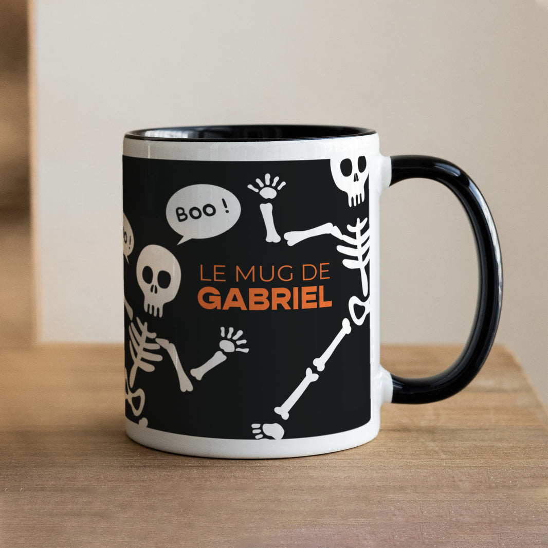 Mug Objets Noir La parade des squelettes photo N° 1