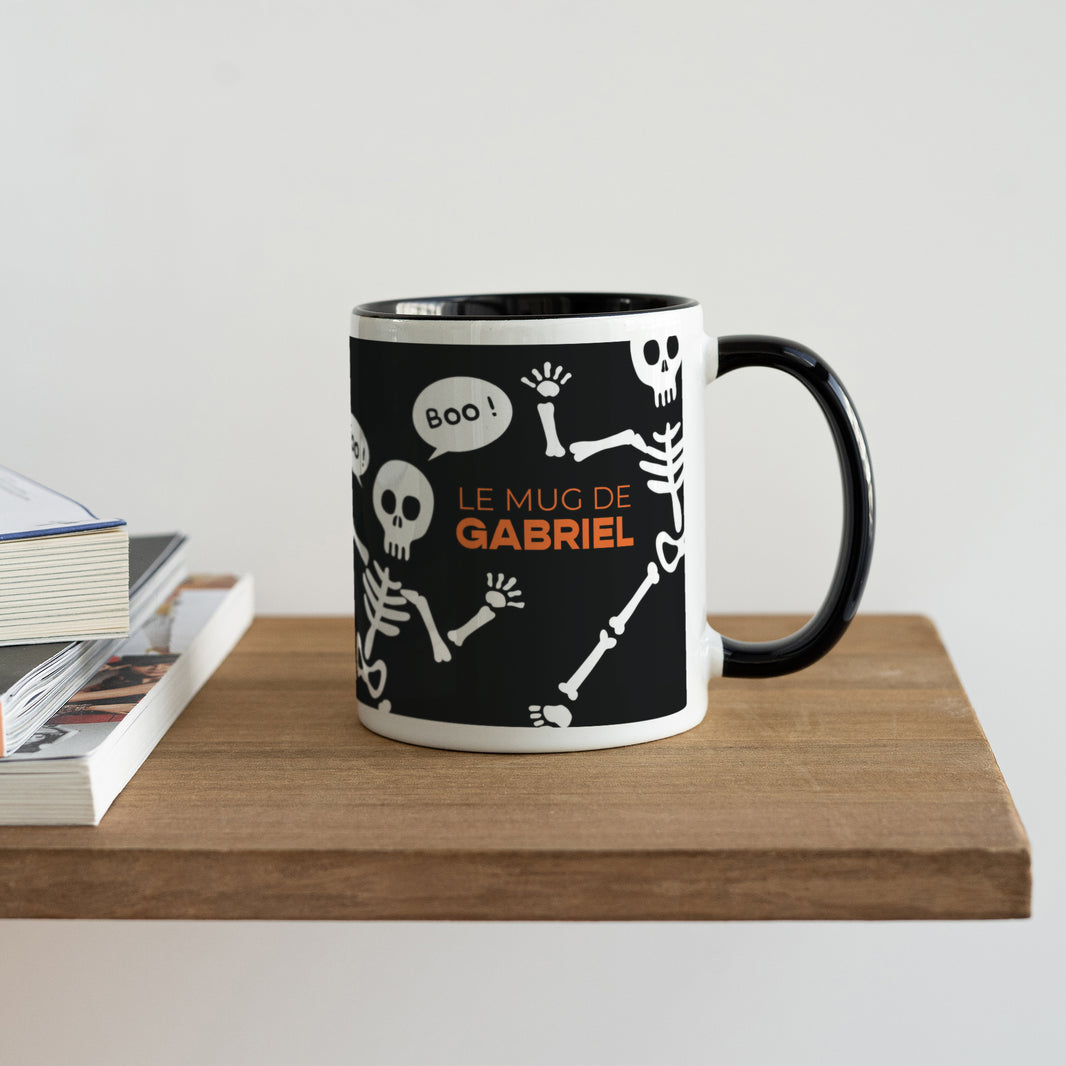 Mug Objets Noir La parade des squelettes photo N° 4