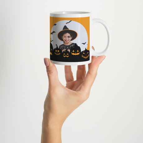 Mug Objets Blanc Citrouilles maléfiques