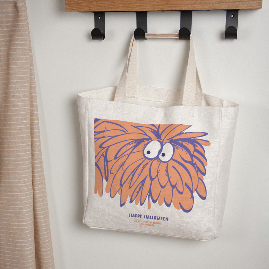 Tote bag Objets Anse en toile Monstre poilu photo