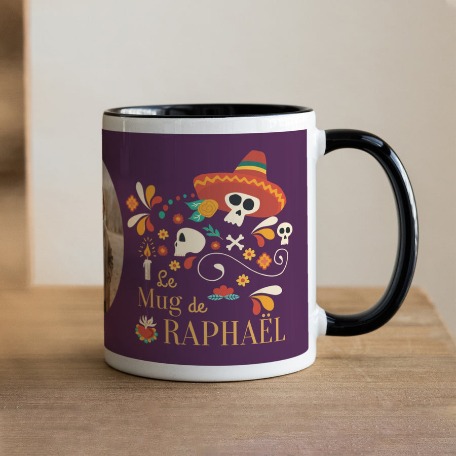 Mug Objets Noir Dia de la muerte photo