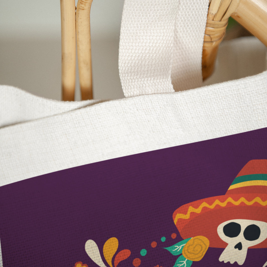 Tote bag Objets Anse en toile Dia de la muerte photo N° 3