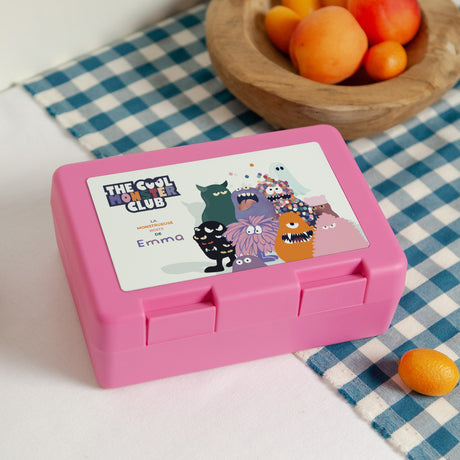 Boite goûter Rose The cool monster club