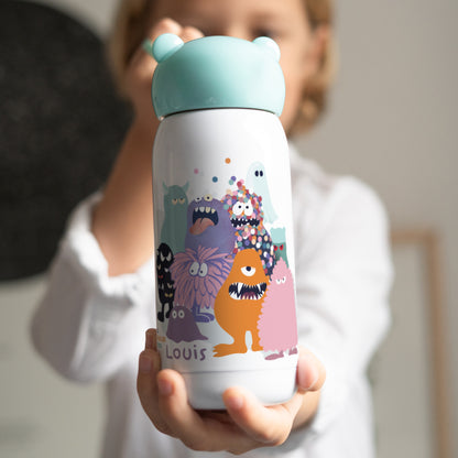 Gourde enfant Bleue, 32 cl The cool monster club photo N° 2