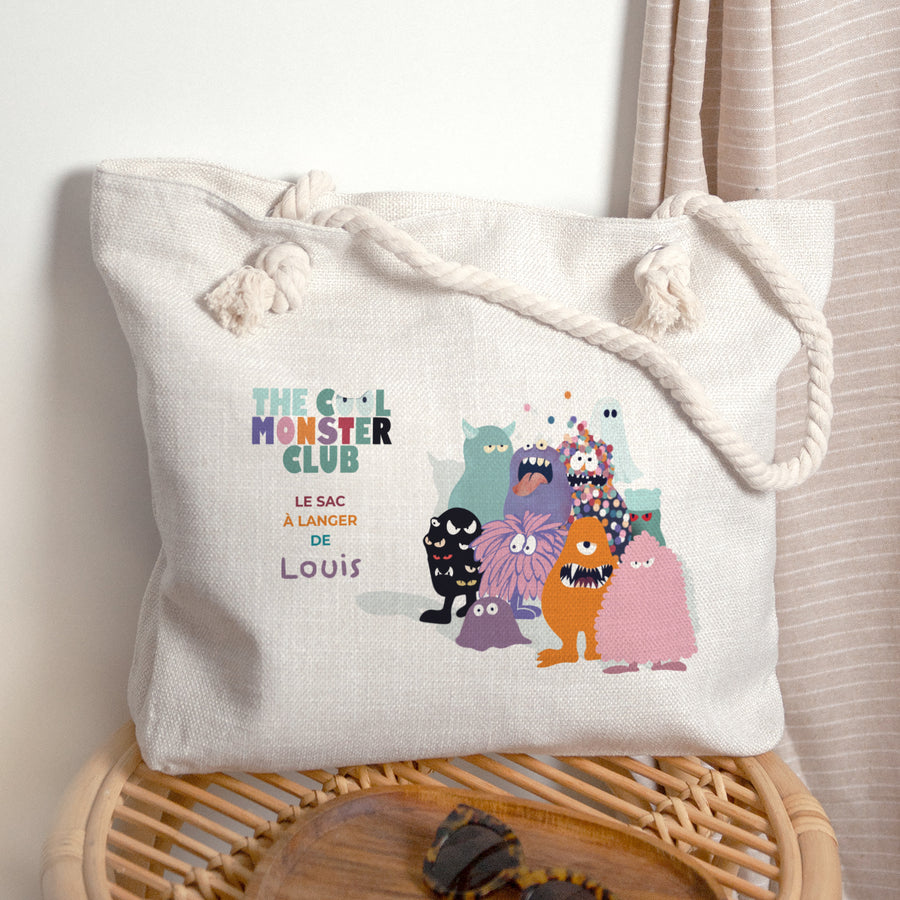 Sac cabas Anse en corde The cool monster club photo