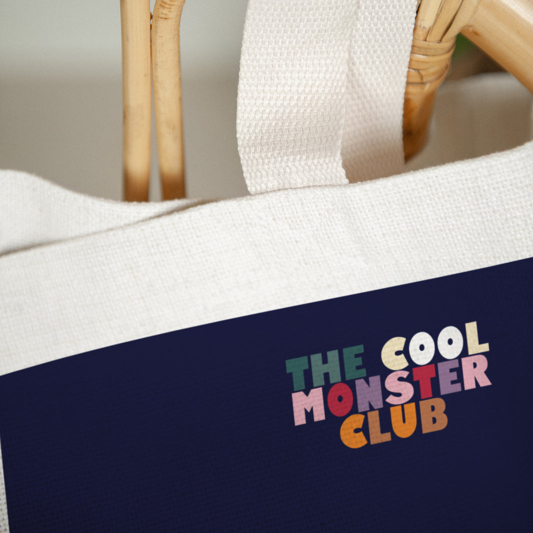 Tote bag Objets Anse en toile The cool monster club photo N° 3