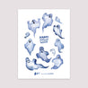 Affiche Portrait 30 x 40 cm Fantôme bleu photo N° 2