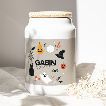 Pot en céramique Objets 65 cl Happy Halloween photo N° 1