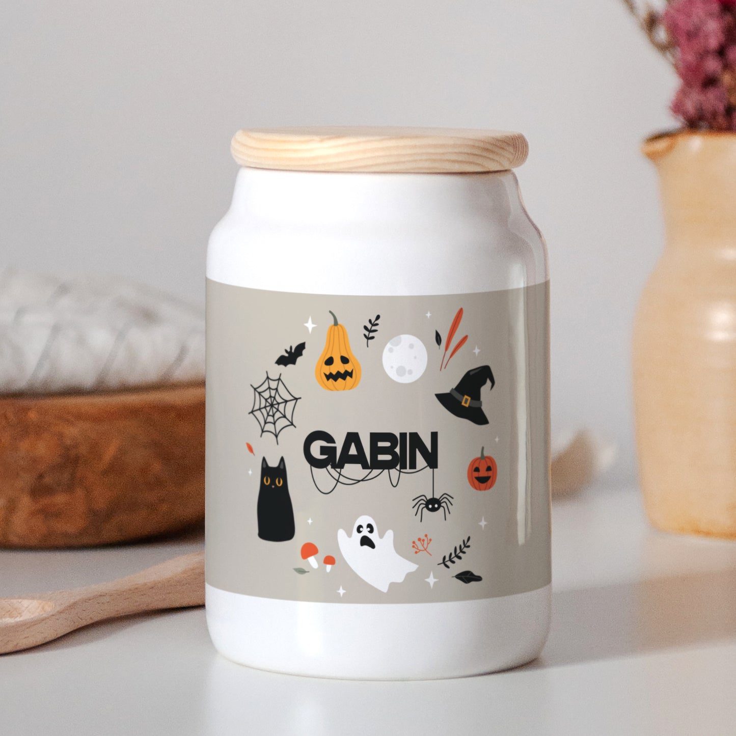 Pot en céramique Objets 65 cl Happy Halloween photo N° 2