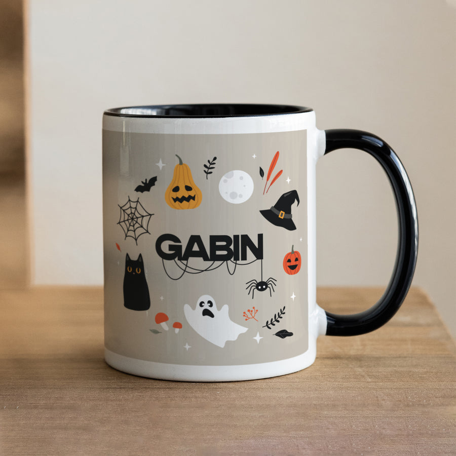 Mug Objets Noir Happy Halloween photo