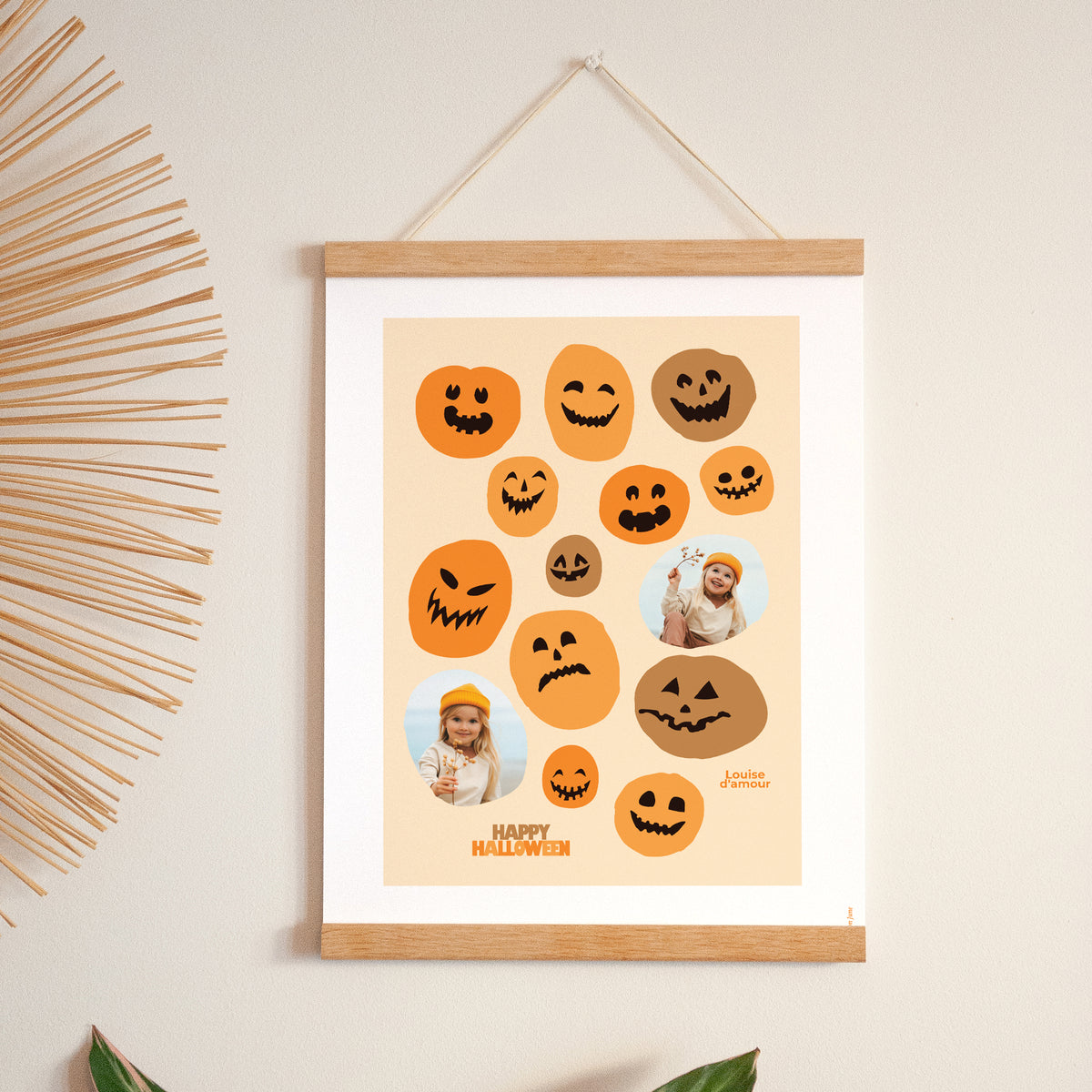 Affiche Portrait 30 x 40 cm Citrouilles photo N° 1