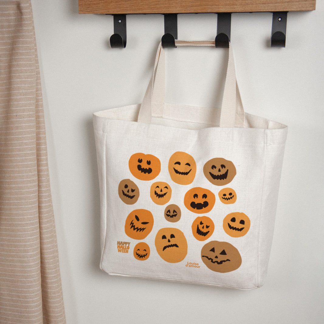 Tote bag Objets Anse en toile Citrouilles photo N° 1