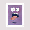 Affiche Portrait 30 x 40 cm Monstre violet photo N° 2