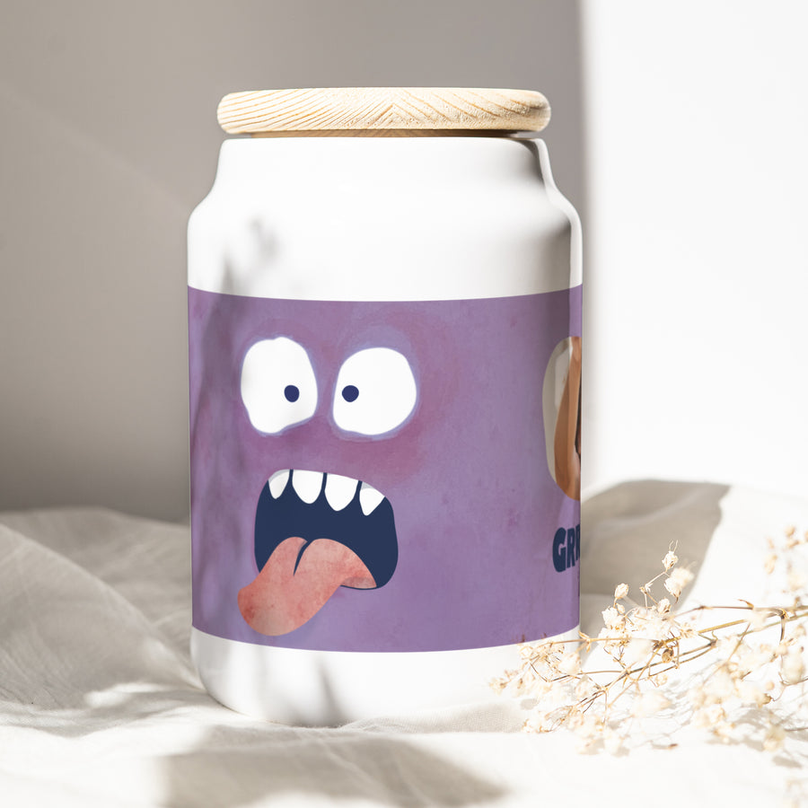 Pot en céramique Objets 65 cl Monstre violet photo