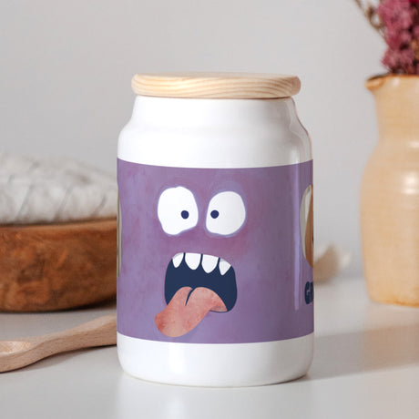 Pot en céramique Objets 65 cl Monstre violet