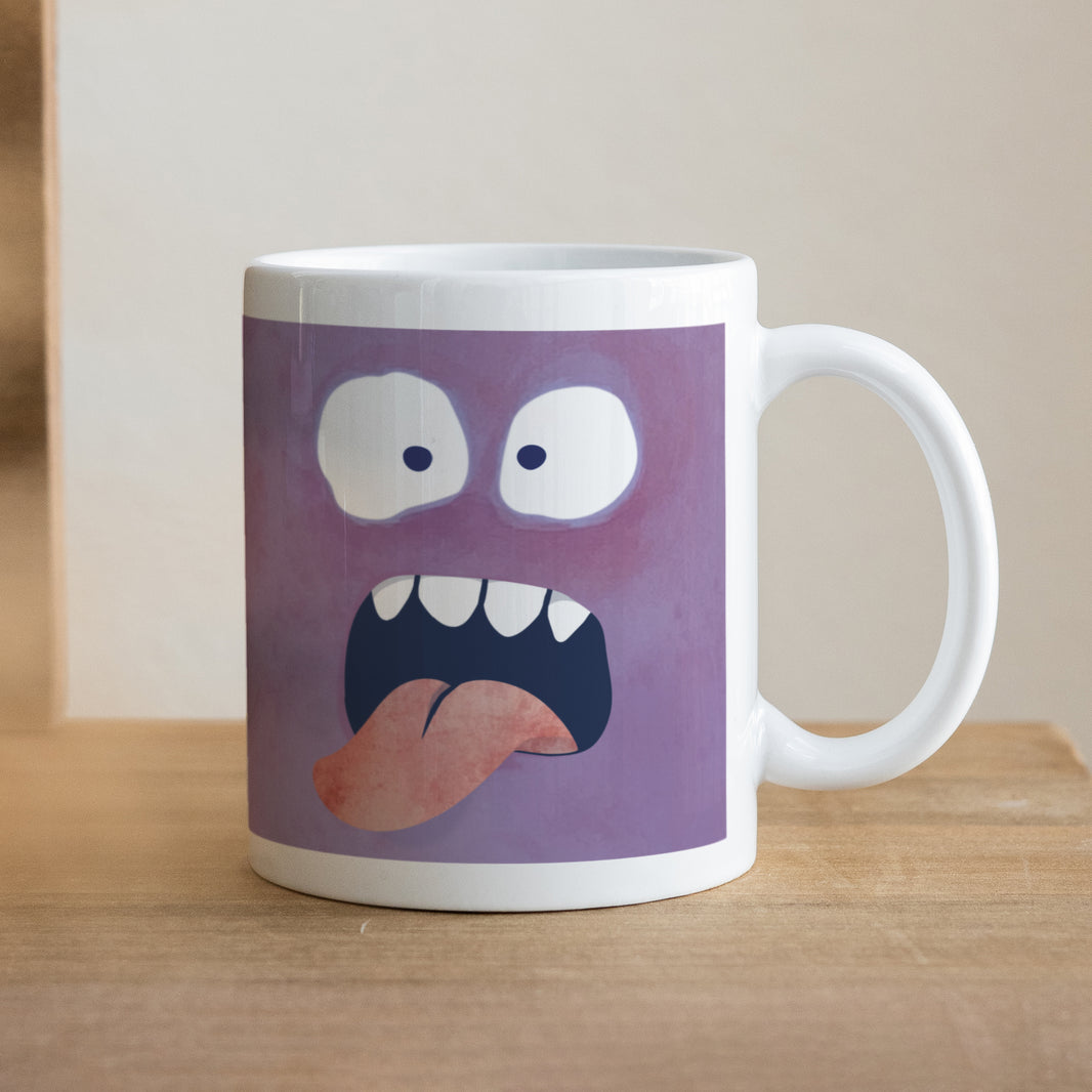 Mug Objets Blanc Monstre violet photo N° 1