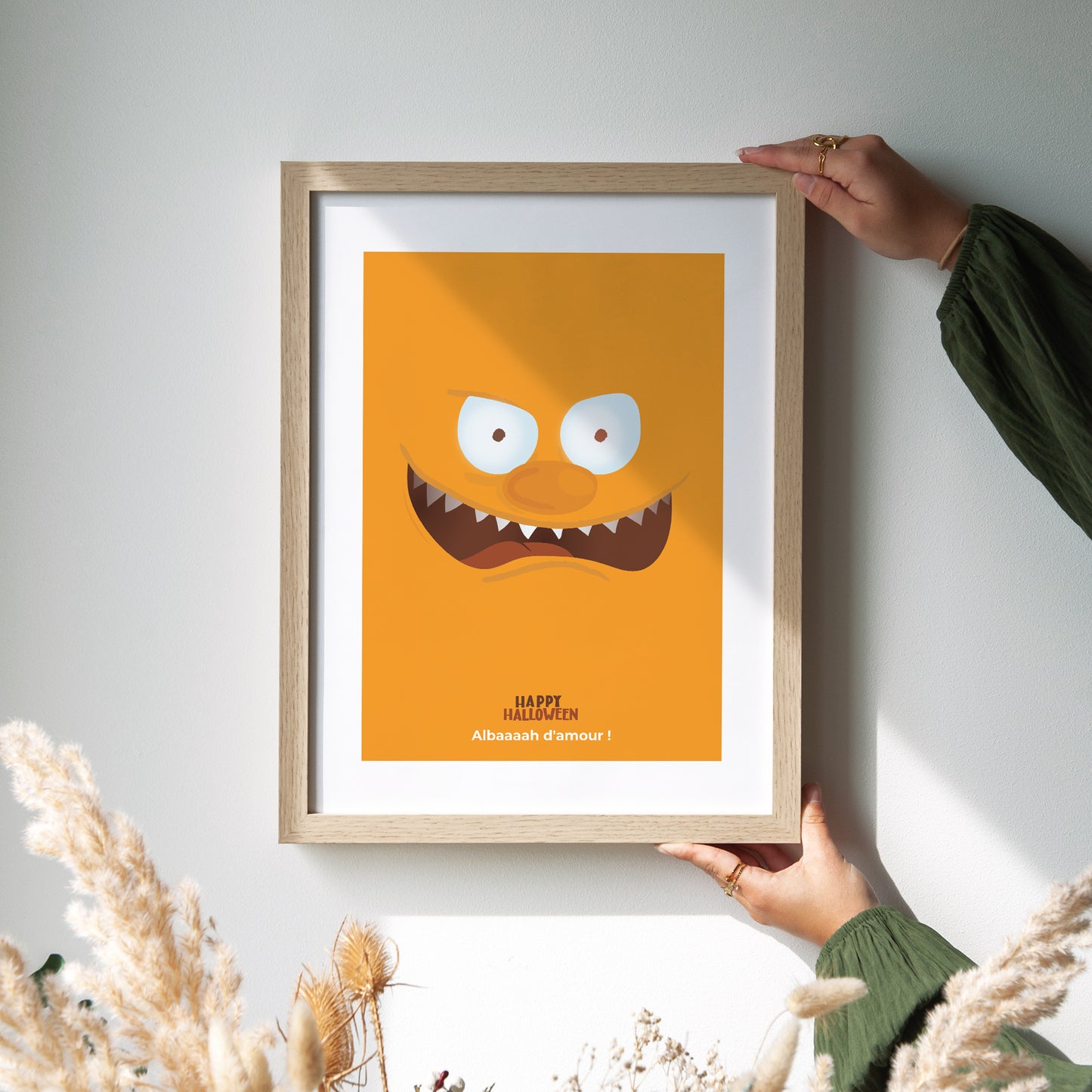 Affiche Objets Portrait Monstre orange photo N° 2