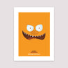 Affiche Portrait 30 x 40 cm Monstre orange photo N° 2