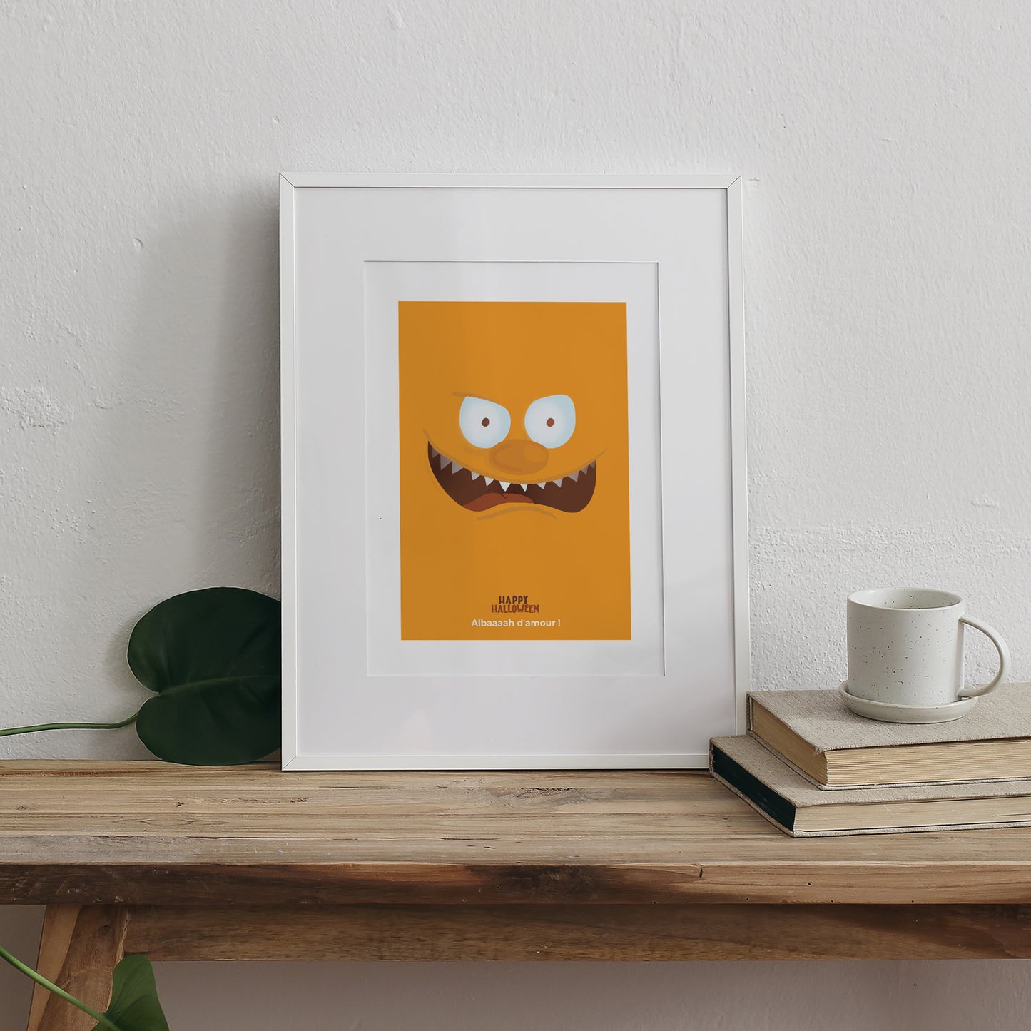 Affiche Objets Portrait Monstre orange photo N° 3