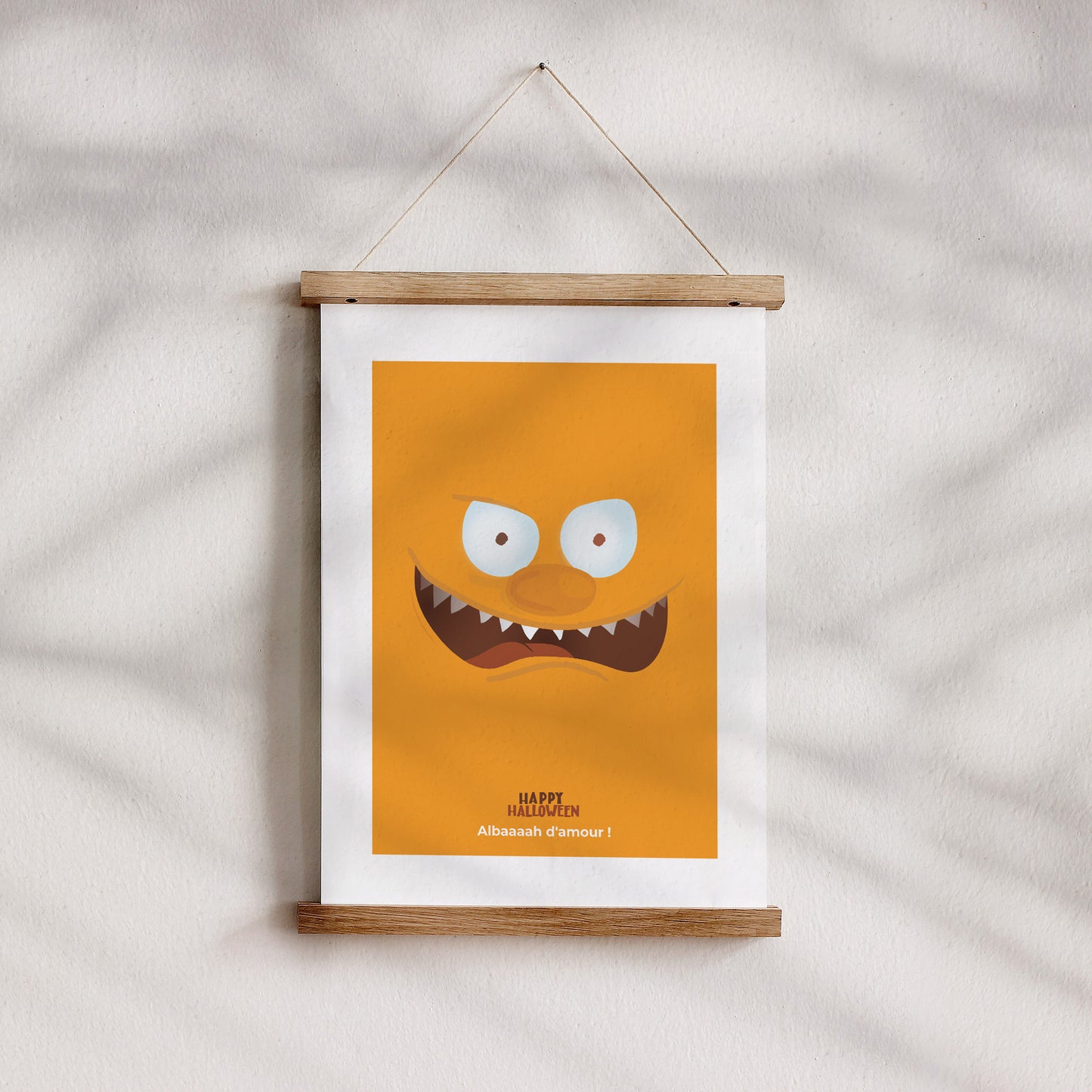 Affiche Objets Portrait Monstre orange photo N° 4