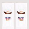 Chaussettes enfant Blanches Monstre orange photo N° 3