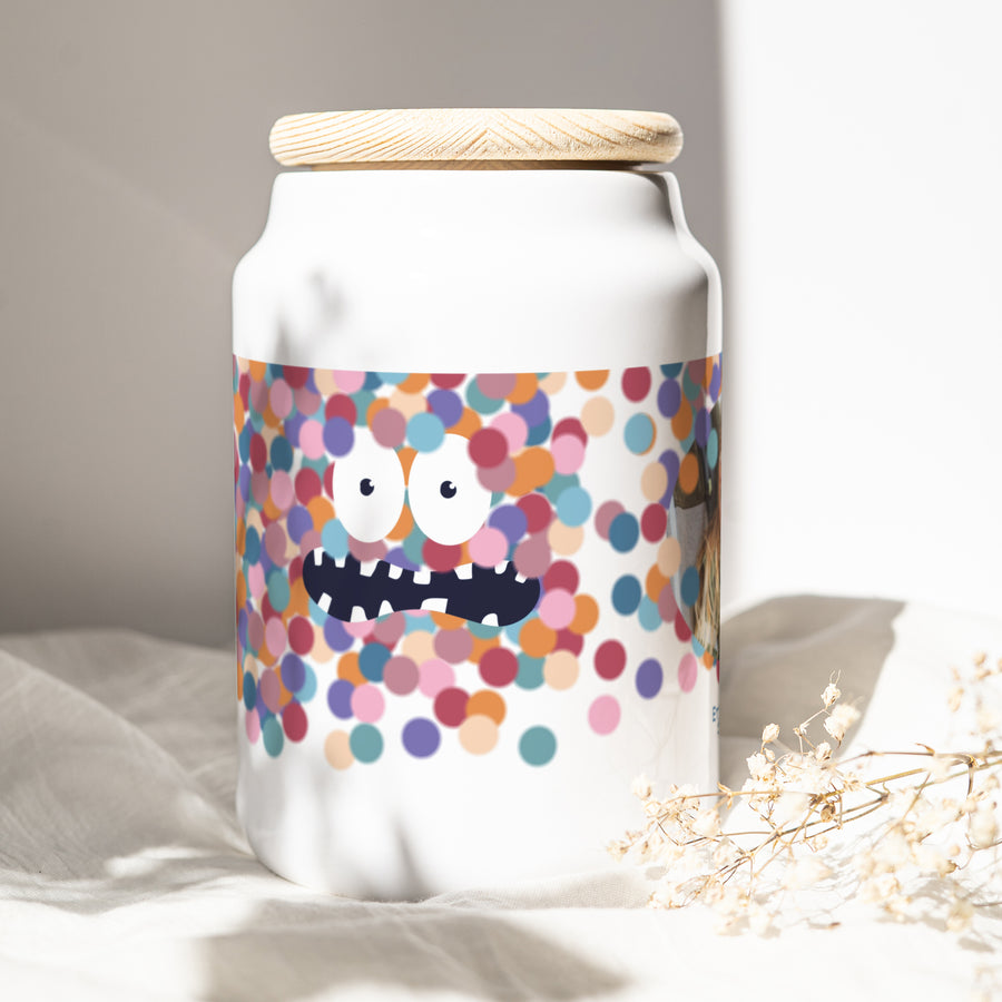 Pot en céramique Objets 65 cl Monstre pompon photo