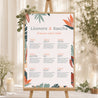Plan de table Mariage Portrait 60 x 90 cm Tropical love photo N° 1