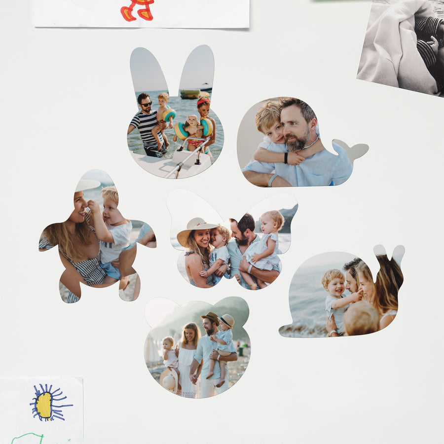 Tirage photo Photos Lot de 6 magnets Animaux Hello les animaux ! photo