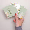 Marque table Mariage Lot de 12 Romantic flowers photo N° 2