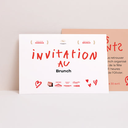Invitations Mariage Paysage Nos parents se marient photo N° 1