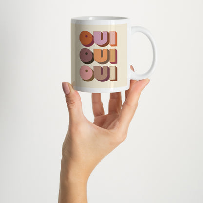 Mug Objets Blanc OUI OUI OUI photo N° 2