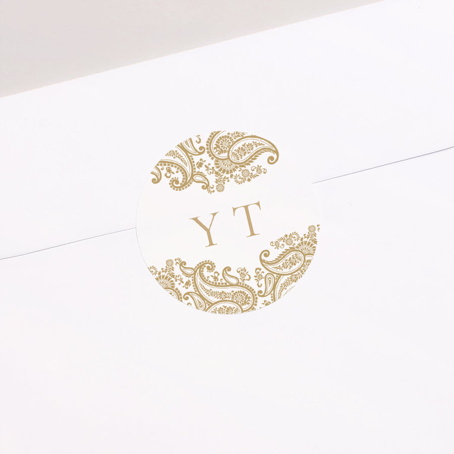 Sticker Mariage Rond Idaya photo