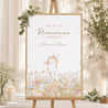 Panneau bienvenue Mariage Portrait 60 x 90 cm Amour champêtre photo N° 1