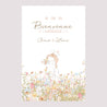 Panneau bienvenue Mariage Portrait 60 x 90 cm Amour champêtre photo N° 2