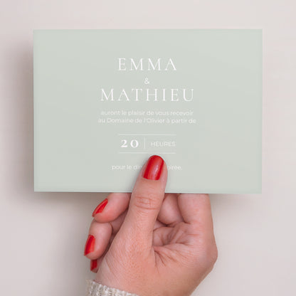 Invitations Mariage Paysage Classico photo N° 3