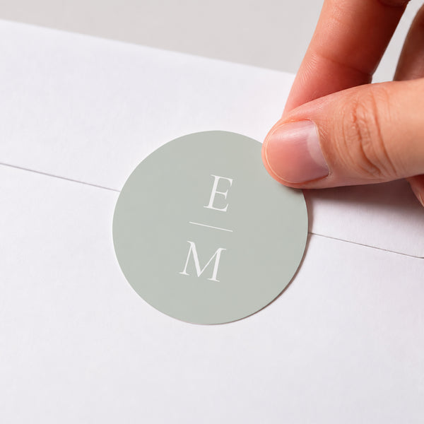 Sticker Mariage Rond Classico photo