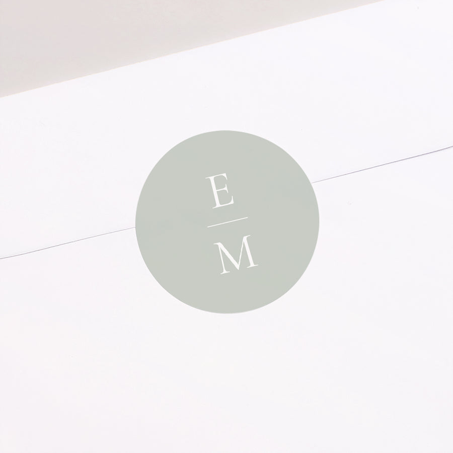 Sticker Mariage Rond Classico photo