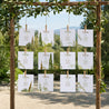Plan de table Mariage Lot de 12 En chemin photo N° 2