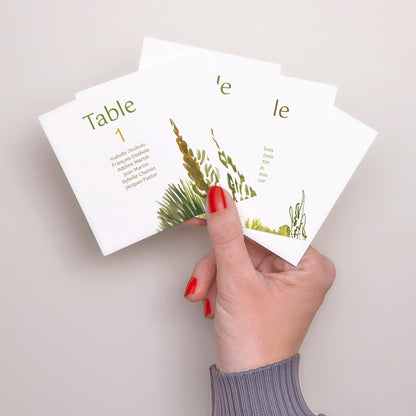 Plan de table Mariage Lot de 12 En chemin photo N° 3