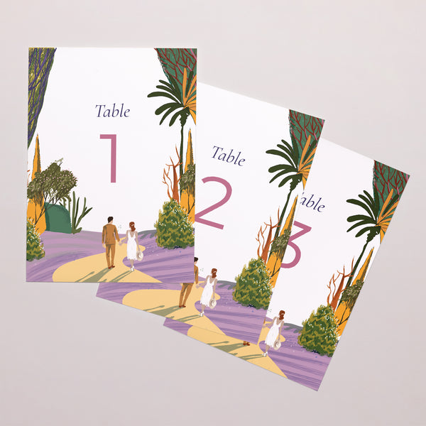 Marque table Mariage Rectangle Flâneurs photo