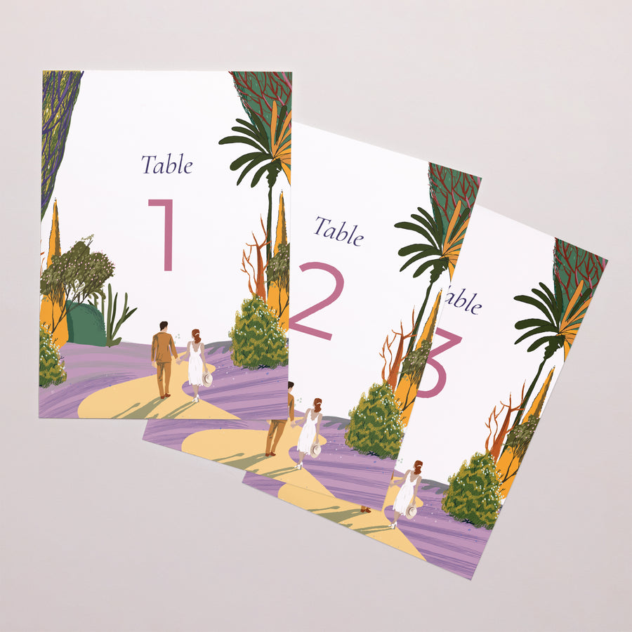Marque table Mariage Rectangle Flâneurs photo