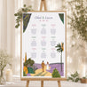 Plan de table Mariage Portrait 60 x 90 cm Flâneurs photo N° 1